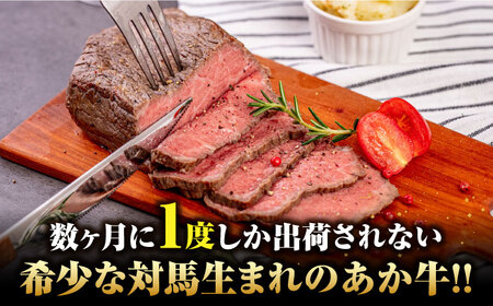 対馬生まれのあか牛 ローストビーフ 500g《対馬市》【高田牧場】 対馬 牛 牛肉 赤身 加工品 冷凍 真空パック[WCR008]