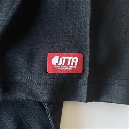 JTTA公認　卓球ユニフォーム【男女兼用(ドライ):XLサイズ】アルファベット　N　ブラック_装飾品・工芸品  洋服 _【1589247】