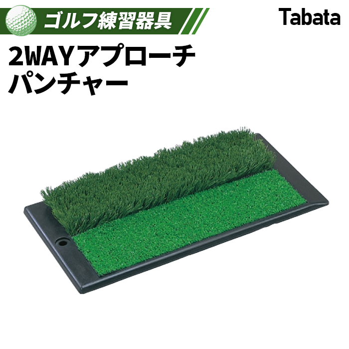 タバタ Tabata 2WAYアプローチパンチャーGV0260 練習 ゴルフ ラフ フェアウェイ トレーニング 茨城県