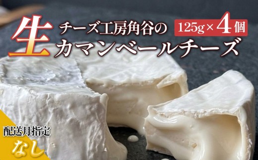 【ふるさと納税】【配送月指定なし】超熟「生」カマンベールチーズ 4個 チーズ工房角谷 KAKUYA カマンベール チーズ ちーず 地元産生乳使用 生乳 手造り クリーミー おつまみ デザート 北海道 安平町 安平