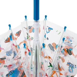 子供用ビニール傘４０㎝	はたらくクルマ 4-089