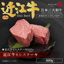 【ふるさと納税】近江牛ヒレステーキ800g / 焼肉すだく 栗東市 日本三大和牛 国産 肉 和牛 牛肉