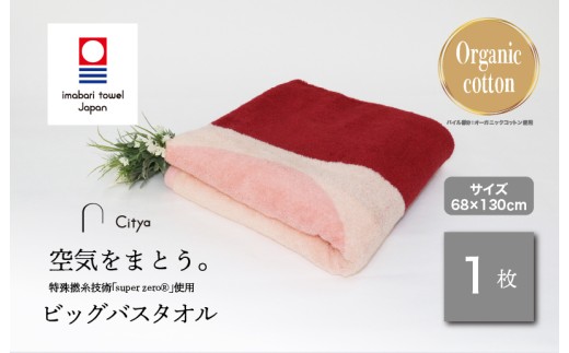 （今治タオルブランド認定品）Citya ビッグバスタオル 1枚 （Elegant） [I003980BBT1EL] 今治タオル タオル バスタオル 大きめ 今治バスタオル 毛羽落ち 吸水 ふわふわ 超無撚糸 スーパーゼロ ギフト ギフトセット お祝い 贈り物 日本製 プレーリードッグ