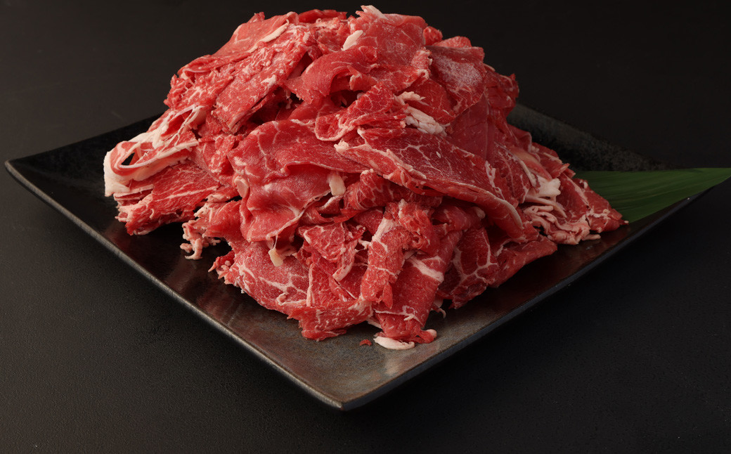 
【12ヶ月定期便】赤牛切り落とし（500g×1パック）赤牛 牛肉 切り落とし 牛丼 野菜炒め 定期便 熊本県産
