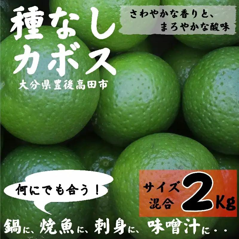 かぼす 種なしかぼす2kg