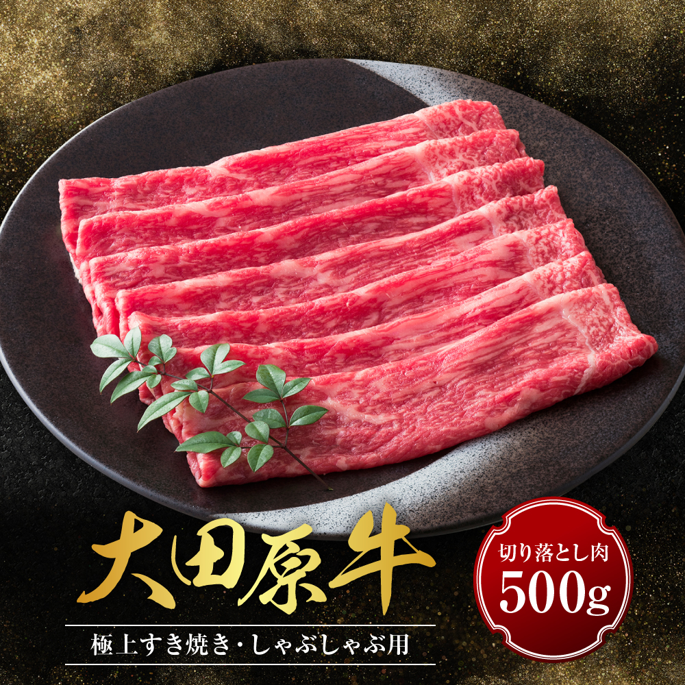 大田原牛 極上 すき焼き・しゃぶしゃぶ用切り落とし肉（500g）| ブランド牛 和牛 牛肉  切り落とし 高級 すき焼き しゃぶしゃぶ