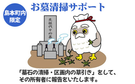 お墓清掃サポート業務 ／ チケット お墓管理 屋外確認 墓石清掃 区画内草引き 代行業務 大阪府 No.141