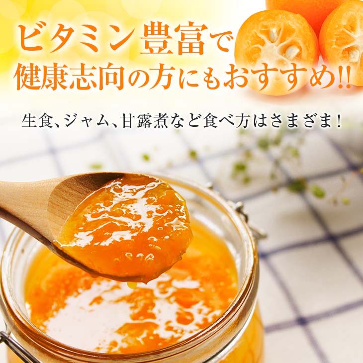 食べ応え抜群 大玉 きんかん 計2kg以上 傷み補償分付き 数量限定 期間限定 フルーツ 果物 くだもの 柑橘 金柑 先行予約 国産 希少 人気 おすすめ ジャム おやつ デザート_BB161-25_