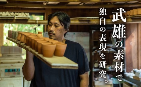 東馬窯 粉引き象嵌角プレート [UCI003] プレート