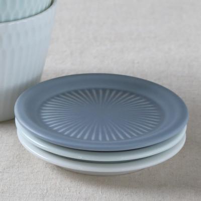 ふるさと納税 瑞浪市 【4枚SET】美濃焼 さざなみ 9フタ小皿 青白 8.9×1.1cm 小田陶器 |  | 03