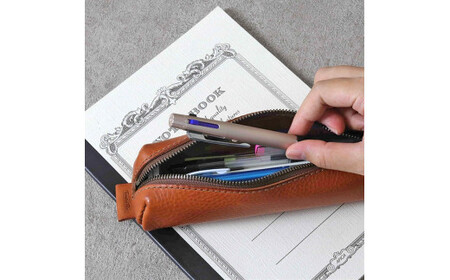 【色/ブラック】 トラぺ・ペンケース TowaRe:［トワリ］ 本革 レザー