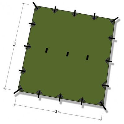 ふるさと納税 城陽市 タープ3×3　コヨーテブラウン　DD Hammocks JAPAN |  | 01