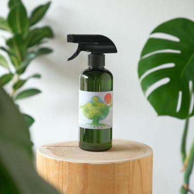 ふるさと納税 村上市 【数量限定】天然ヒノキの浄化お掃除スプレー「大地の唄」400ml×1本　1086001