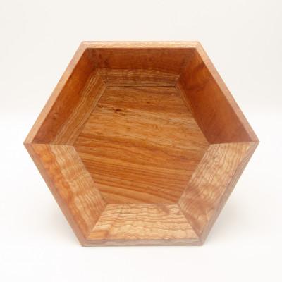 ふるさと納税 鮫川村 菓子器　鮫川村産ケヤキ |  | 01