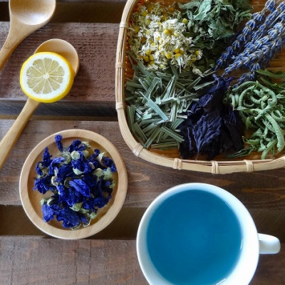 
            富山県産 栽培時農薬不使用のハーブティーセット　　ブレンド6袋と 単品2袋と ポプリ1個【1291780】
          