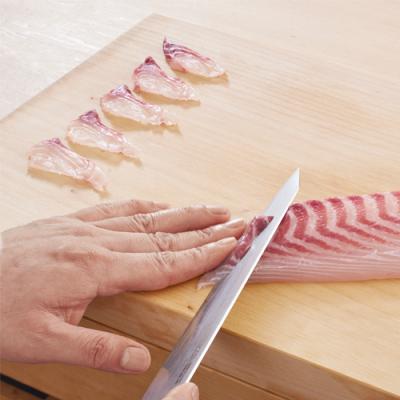 ふるさと納税 関市 ■ミシュラン料理人　橋本幹三　両刃包丁　刺身 ◇ 貝印 (AB5514) |  | 03