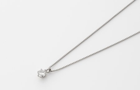 アルカンシェル プラチナ ダイヤ プチペンダント（計0.2ct）