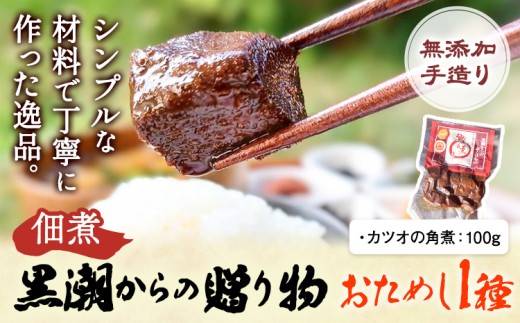 千葉県勝浦市 黒潮からの贈り物 お試し1種 有限会社 佃煮近江《30日以内に出荷予定(土日祝除く)》カツオの角煮【配送不可地域：離島】