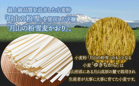 月山の粉雪 麦かおり（干しうどん）　90g×2束×10袋　アインテック株式会社