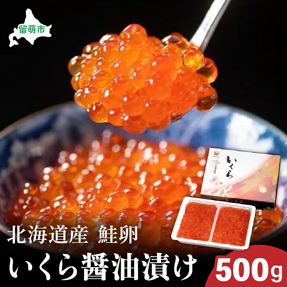 【ふるさと納税】北海道産 いくら 醤油漬け 500g 鮭卵 イクラ お節 おせち 海鮮丼 魚介類