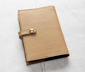 maf pinto (マフ ピント) 手帳カバー＆ブックカバー カプチーノ ADRIA LINE レザー 本革 日本製