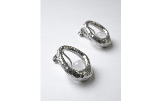 HARIO イヤリング エン HANS-EN-E-NF｜耐熱 ガラス アクセサリー ハリオ 職人 繊細 フォーマル カジュアル きれいめ おしゃれ 20代 30代 40代 贈答 プレゼント ギフト 贈