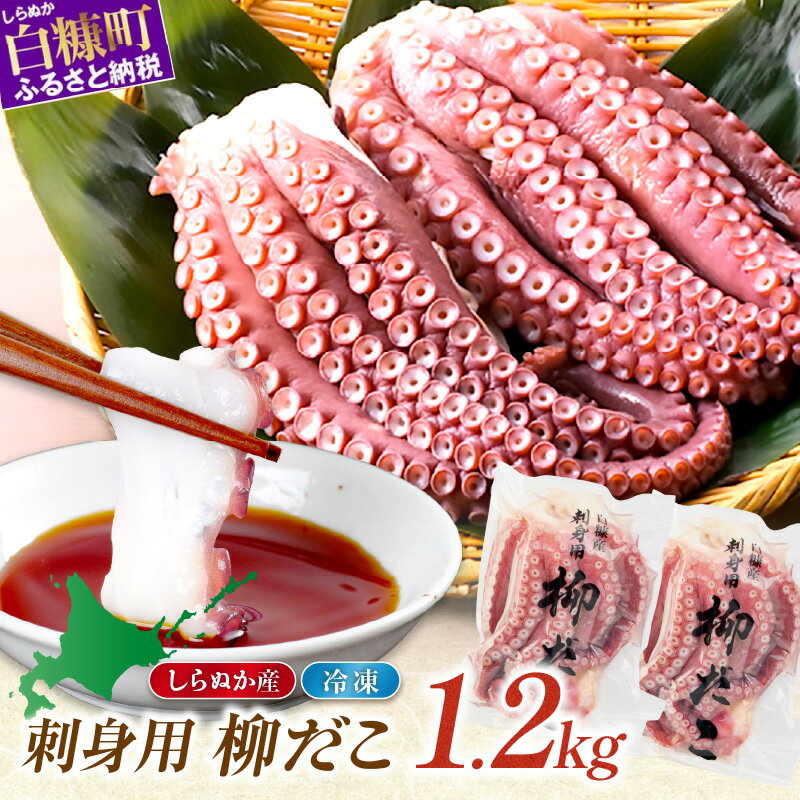 【ふるさと納税】しらぬか産 刺身用柳だこ 600g×2個入り 応援 国産 ふるさと納税 海鮮 タコ刺し 人気 北海道 白糠町