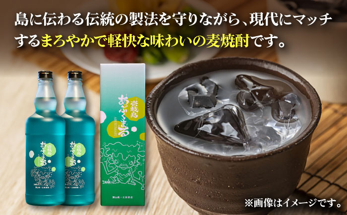 麦焼酎 壱岐島あぶくまる 2本 《壱岐市》【大幸物産】 酒 焼酎 むぎ焼酎 [JEH021] 18000 18000円