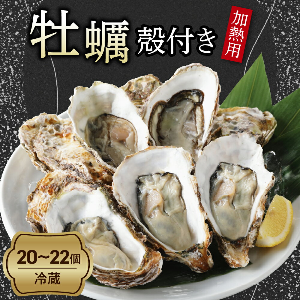 【ふるさと納税】先行予約 中島水産 加熱用 生牡蠣 （ 殻付き ） 20〜22個（ 軍手、ナイフ付き ） 広島 音戸産 牡蠣 カキ 旨味 濃厚 新鮮 美味しい 焼き 蒸し 海鮮 魚介 旬 お取り寄せ 産地直送 送料無料 広島県 呉市 【2026年1月より発送】