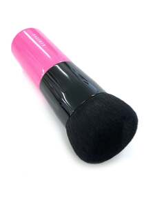 熊野化粧筆 でかっフーパ(さくら)【メイクブラシ 化粧筆 パウダーブラシ フェイスブラシ 仕上げ 立体感 透明感 熊野筆 伝統工芸 職人技 高級筆】 23-25