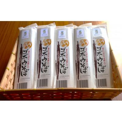 ふるさと納税 三沢市 ゴボウそば(2人前×5袋セット)