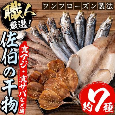 ふるさと納税 佐伯市 職人厳選干物セット (約7種)