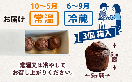 【フランス三ツ星の味】MOELLEUX CHOCOLAT モエルーショコラ 1箱(3個入り)| スイーツ お菓子 デザート 洋菓子 冷蔵 チョコレートケーキ チョコケーキ フォンダンショコラ 濃厚 し