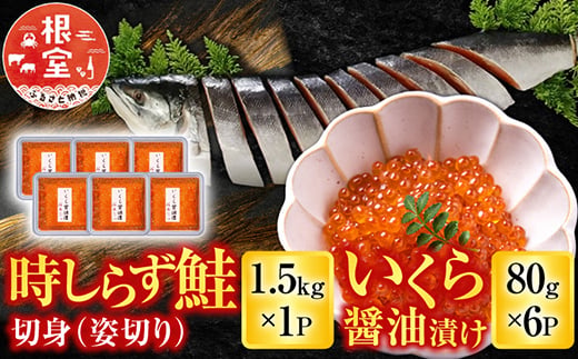 
                  D-42067 時しらず鮭1.5kg×1P・いくら醤油漬け80g×6P
                