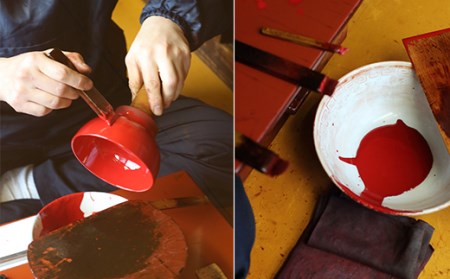 浄法寺塗 浄法寺椀 ／ 本朱 【うるみ工芸】 ／ 漆器 工芸品 食器 茶碗