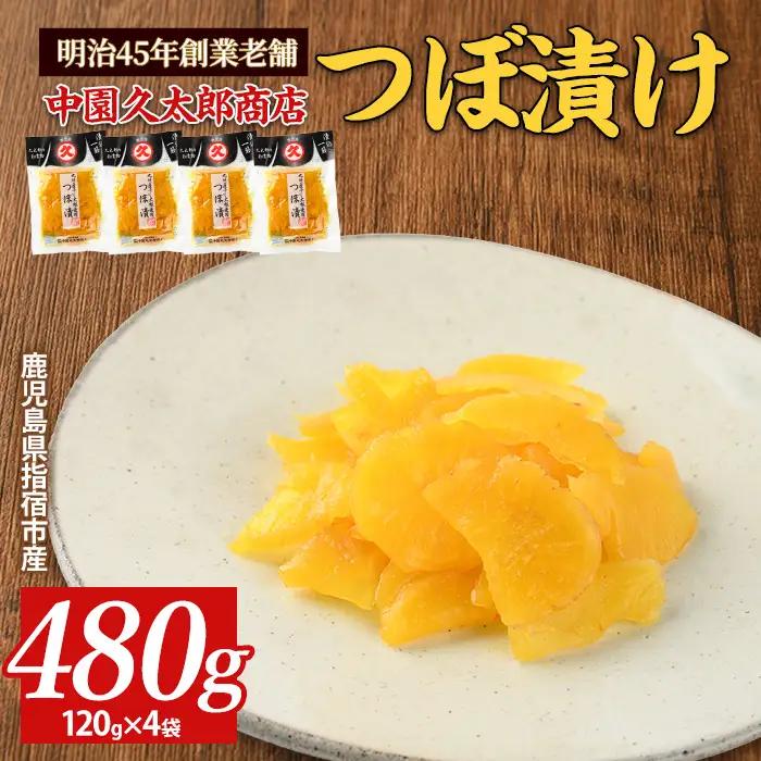 つぼ漬480g(120g×4P) 中園久太郎商店 IB016-005 漬物 漬物 