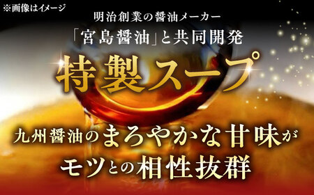 博多醤油もつ鍋 10人前セット 吉富町/株式会社MEAT PLUS[BGAB002]