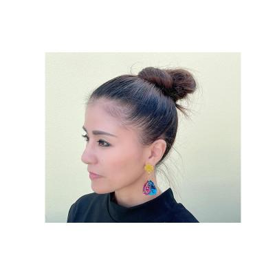 ふるさと納税 うるま市 【ピアス】秋晴れポリマークレイピアス |  | 01