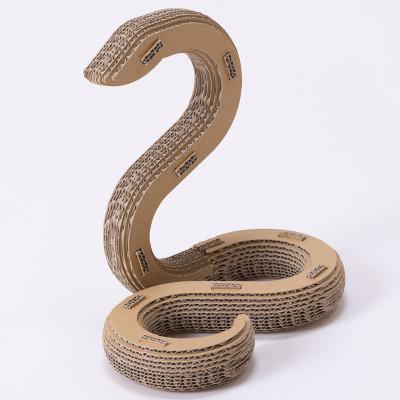 ふるさと納税 刈谷市 段ボール工作キット　干支シリーズ　ヘビ