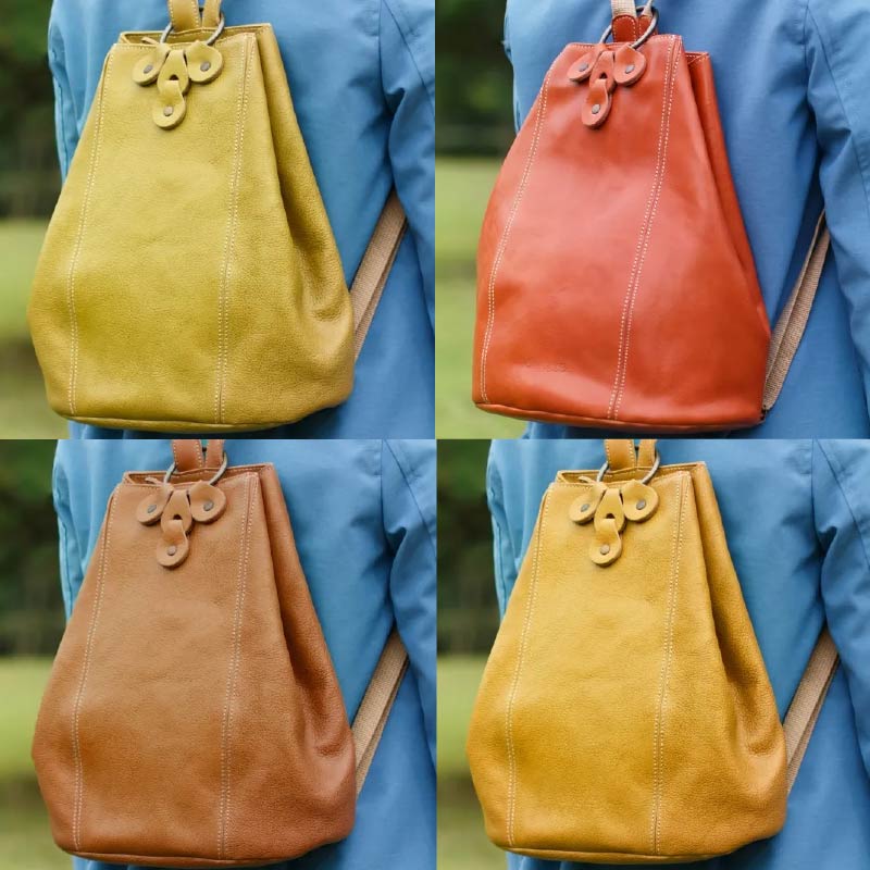 【ふるさと納税】 リュック 選べるカラー ヌメ革 レザー バッグ 鞄 かばん カバン レディース メンズ おでかけ おしゃれ おすすめ 贈答 ギフト プレゼント お祝い 贈り物 HARUHINO 奈良県 奈良市