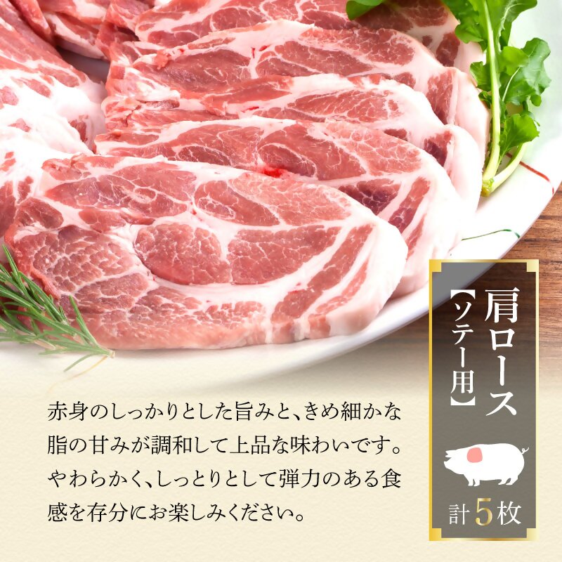 もちぶた 肩ロース 2種 500g 詰め合わせ セット 焼き肉のたれ付 ロース バラ ソテー 焼肉 焼肉のたれ おろし醤油 味噌 和豚 もち豚 豚肉 ポーク お肉 肉 豚 ぶた 豚ロース バラ肉 精肉