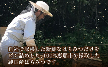 恵那蜂蜜 3本 ギフト箱入りセット (栗蜂蜜300g×3本) / 恵那市 / はち工房こうけつ [AUDF009]