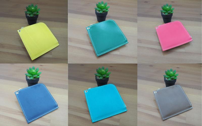 
                  プチウォレット　お札・小銭・カードが収納できる小さなお財布！【カラー選択可】 / 雑貨 ミニ財布 コンパクト財布 パスケース 国産牛ナメ革 シンプル【lfco0004】
                