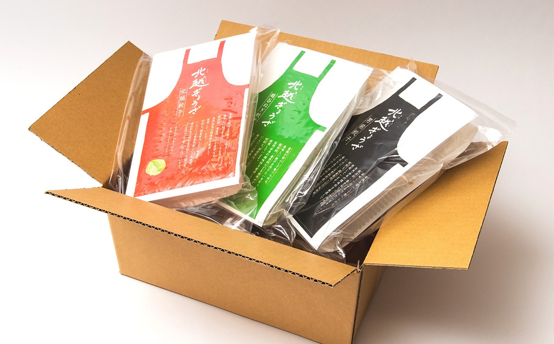 北越ぎょうざ詰め合わせ（大） ／ 餃子 ギョウザ ギョーザ 北越ぎょうざ 男前ぎょうざ 越谷ねぎぎょうざ えび餃子 中華惣菜 セット 旨み 肉汁 埼玉県 No.030