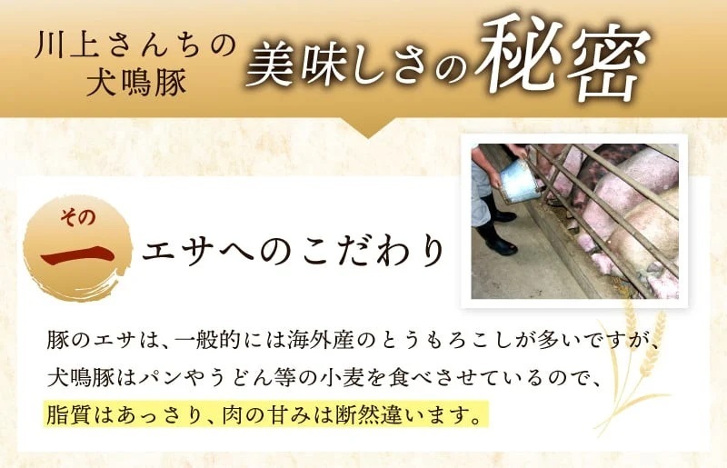【泉佐野ブランド豚】犬鳴ポーク 3種 食べ比べセット（切り落とし／うで／ロース）×6回 定期便 6か月【毎月配送コース 国産 豚肉 工場直送 ぶた 小分け 簡単調理 期間限定 数量限定】 G1416_