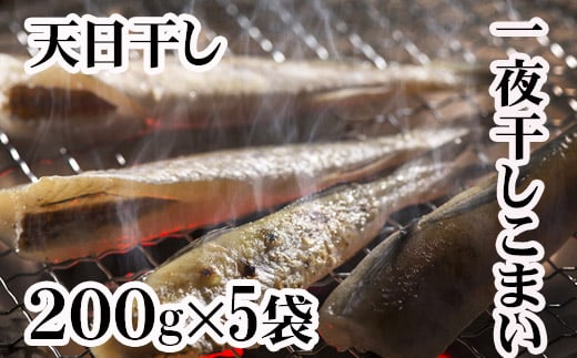 
                  A-70012 【北海道根室産】一夜干しこまい200g×5袋
                