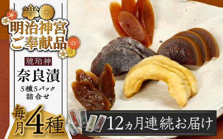 漬物 【全12回定期便】 4種 1.19kg [ABAE048] 漬物