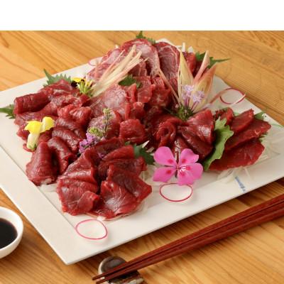 ふるさと納税 美里町 国産赤身馬刺し約400g(美里町)