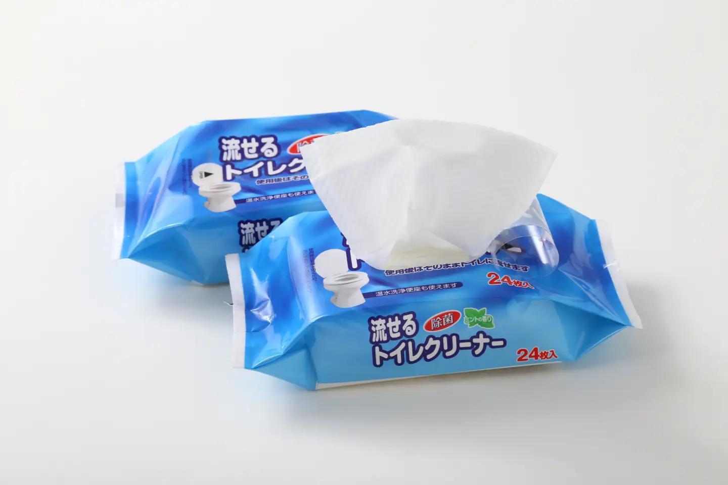 トイレクリーナー 流せる 24枚 2個パック×36入 1箱 計72個 ミントの香り 消臭 除菌 携帯 便利 便器 タンク 拭き掃除 毎日 トイレ掃除 日用品 生活用品 防災 備蓄 富士市 [sf088