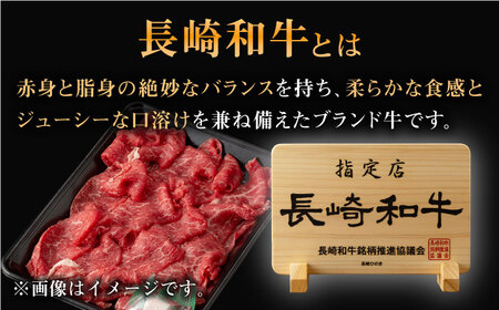 長崎和牛 切り落とし 約400g （カタ、モモ、バラ、ロース、スネのいずれか）【合同会社肉のマルシン】[QBN016]